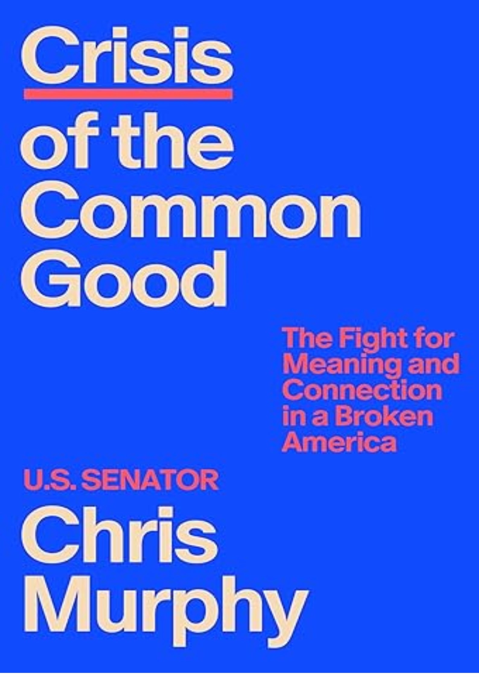 Crisis of the Common Good: The Fight for Meaning and Connection in a Broken America