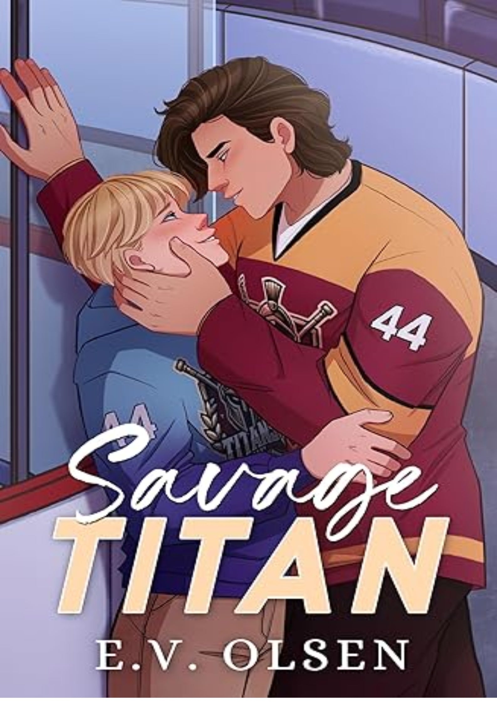 Savage Titan: An MM Dark College Hockey Romance (North Shore Titans Hockey Book 1)