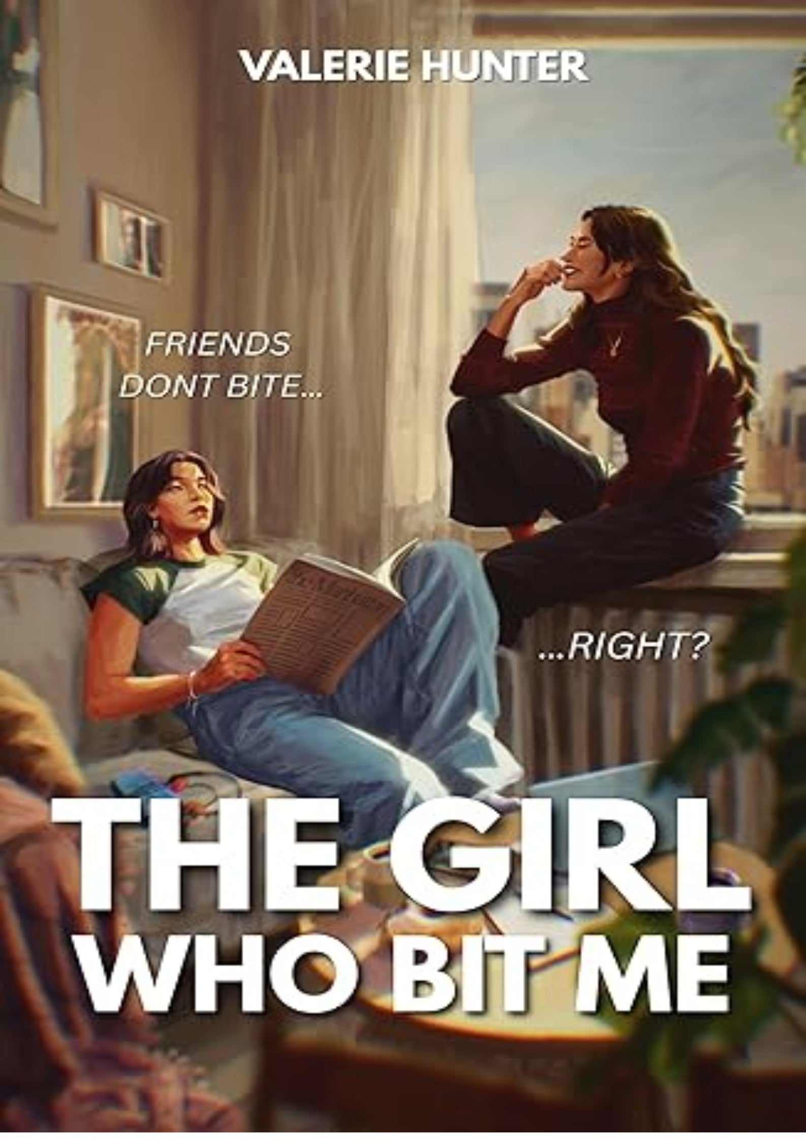The Girl Who Bit Me: A Sapphic Vampire Romance