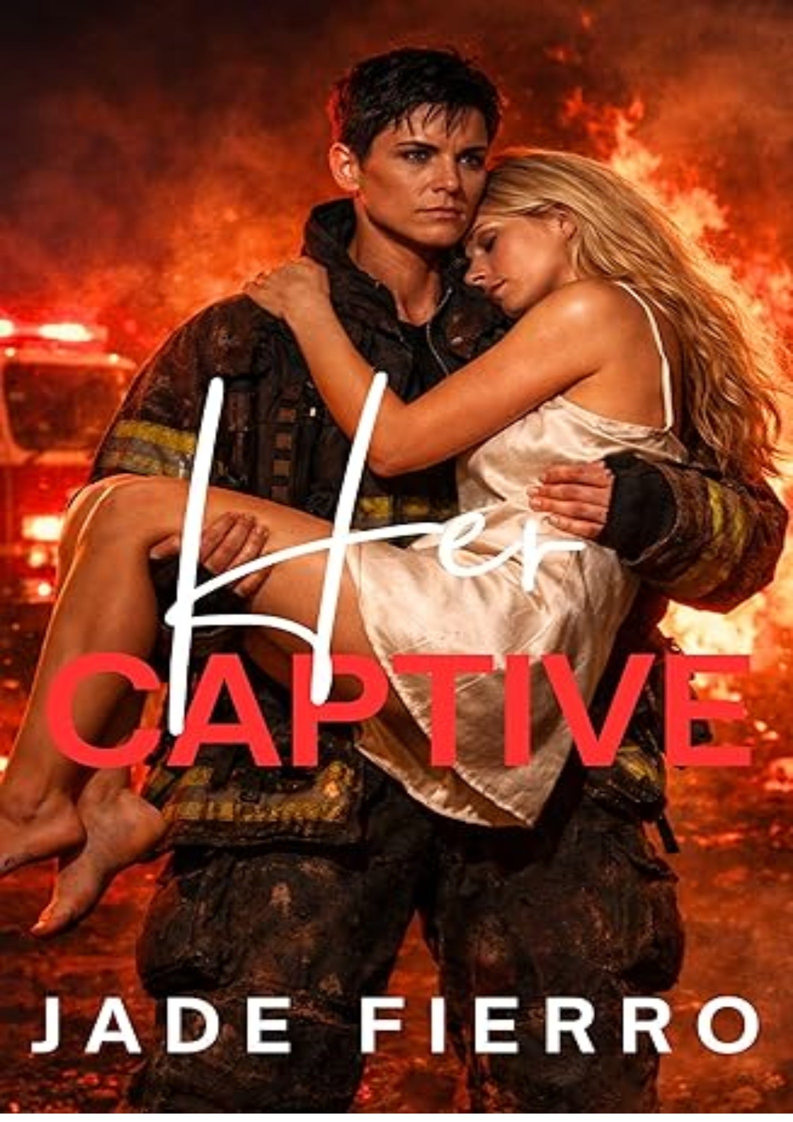 Her Captive: A Dark Sapphic/Lesbian Firefighter Romance (Redwater City Fire Dept. Book 2)