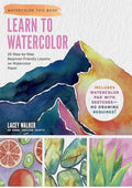 Learn to Watercolor: 20 Step-by-Step Beginner-Friendly Lessons on Watercolor Paper - Includes Watercolor Pad with Sketches – No Drawing Required! (Watercolor This Book)