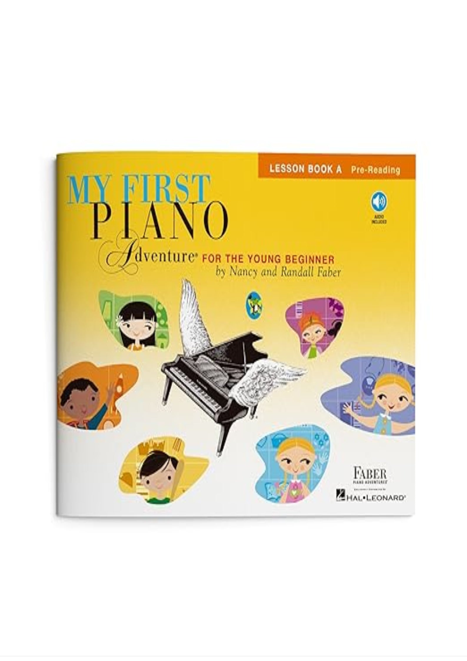 My First Piano Adventure: Lesson Book A | Beginner Piano Book for Kids Ages 5–6 with Online Audio | Pre-Reading Music Theory and Rhythm Games | Faber Sheet Music Songbook for Young Pianists