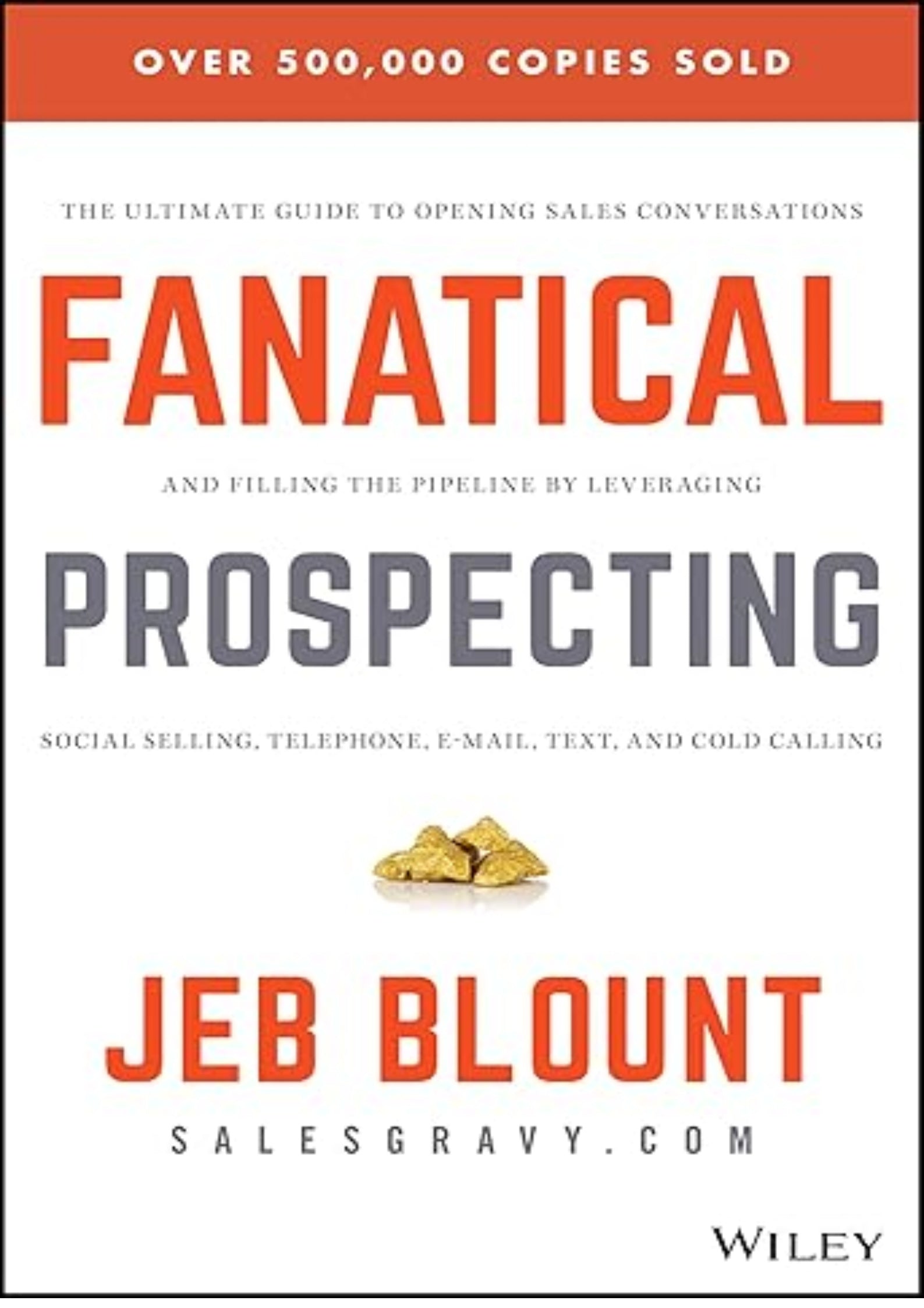 Fanatical Prospecting: The Ultimate Guide to Opening Sales Conversations and Filling the Pipeline by Leveraging Social Selling, Telephone, Email, Text, and Cold Calling (Jeb Blount)