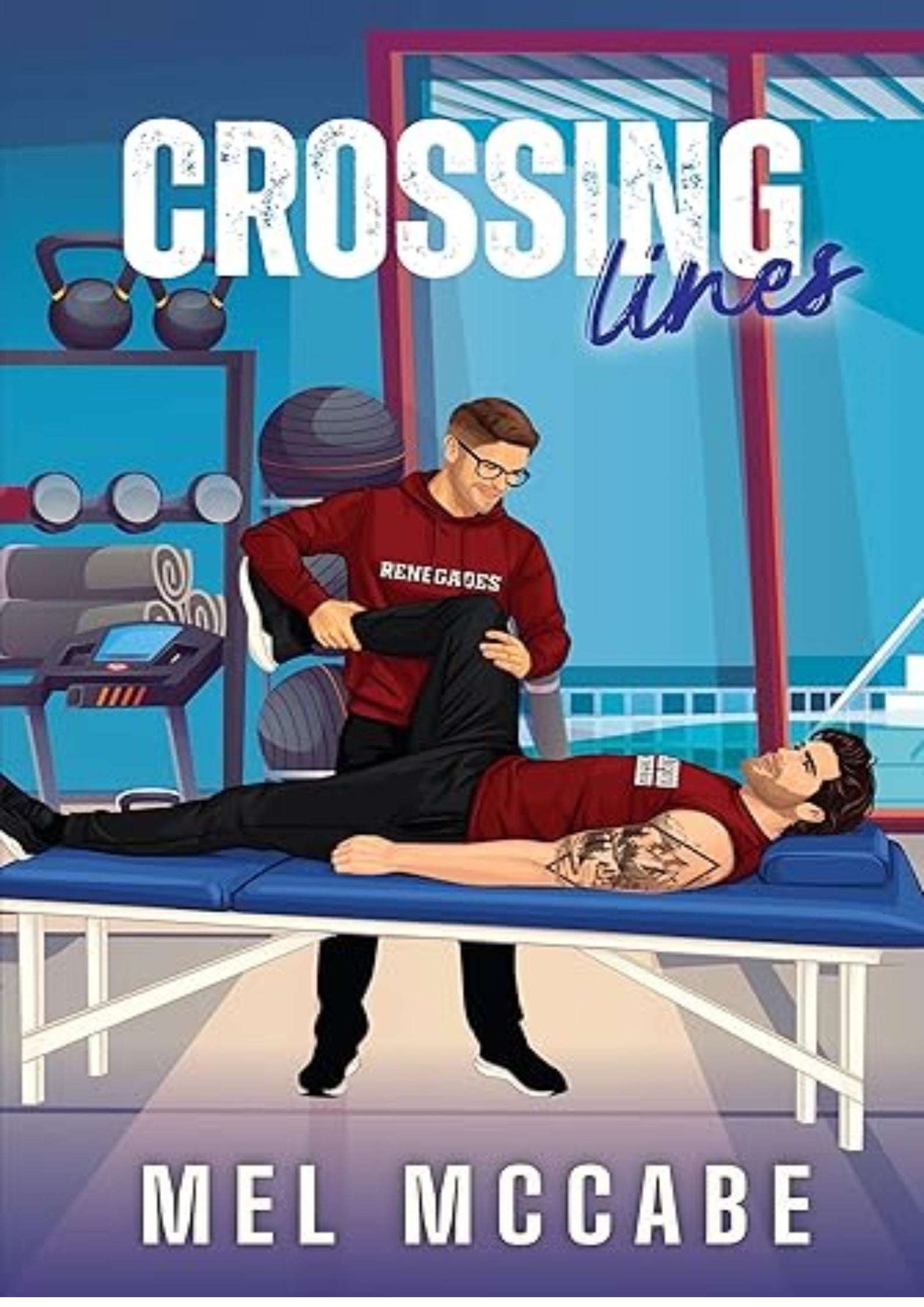 Crossing Lines: A MM College Hockey Romance (Radford U Book 2)