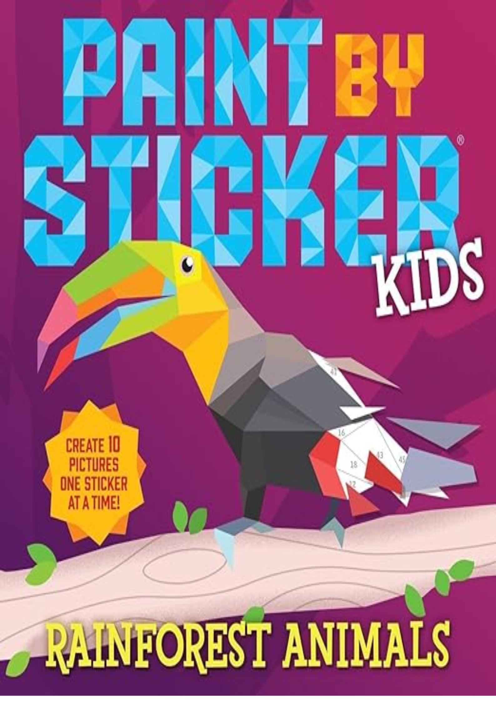 Paint by Sticker Kids (Official): Rainforest Animals