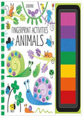 Fingerprint Activities Animals: A Creative Painting Book About Animal Art with Rainbow Inkpad for Children (Ages 6-9)