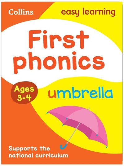 First Phonics Ages 3-4: Ideal for home learning (Collins Easy Learning Preschool)