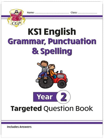 KS1 English Year 2 Grammar, Punctuation & Spelling Targeted Question Book (with Answers) (CGP Year 2 English)