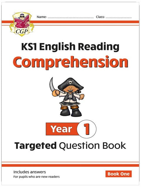 KS1 English Year 1 Reading Comprehension Targeted Question Book - Book 1 (with Answers) (CGP Year 1 English)