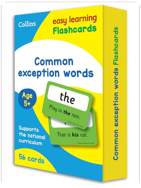 Common Exception Words Flashcards: Ideal for home learning (Collins Easy Learning KS1)