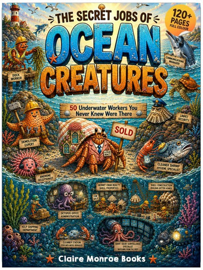 The Secret Jobs of Ocean Creatures For Kids Aged 6 to 10: An Illustrated Fun Animal Encyclopedia To Learn About Nature (Secret Animal Jobs)