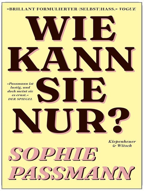 Wie kann sie nur?