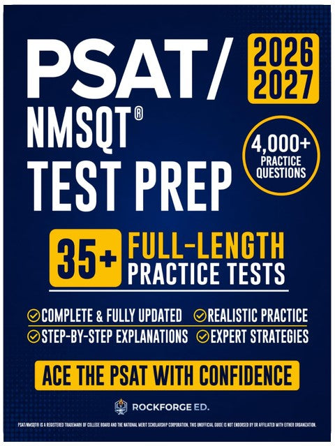 Préparation au test PSAT/NMSQT : Le livre de préparation complet et conforme à l'examen pour réussir le PSAT numérique — Tests pratiques complets, explications étape par étape et stratégies d'experts