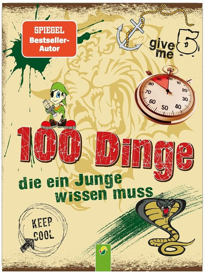 100 Dinge, die ein Junge wissen muss I Für Jungen ab 8 Jahren: Tipps, Tricks & Antworten | Geschenk zur Kommunion, Geburtstag & Weihnachten für Jungs