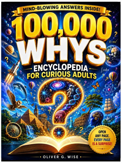 100,000 Whys - Encyclopedia for Curious Adults: Discover Fascinating Science Facts, History Trivia, Human Behavior, Nature Mysteries, and Surprising Answers to Everyday Questions