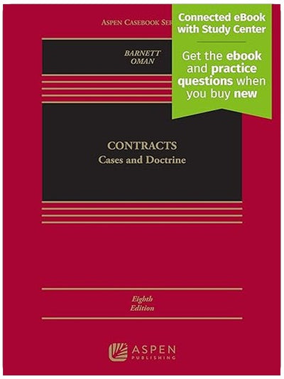 Contracts: Cases and Doctrine [Connected eBook with Study Center] (Aspen Casebook Series)