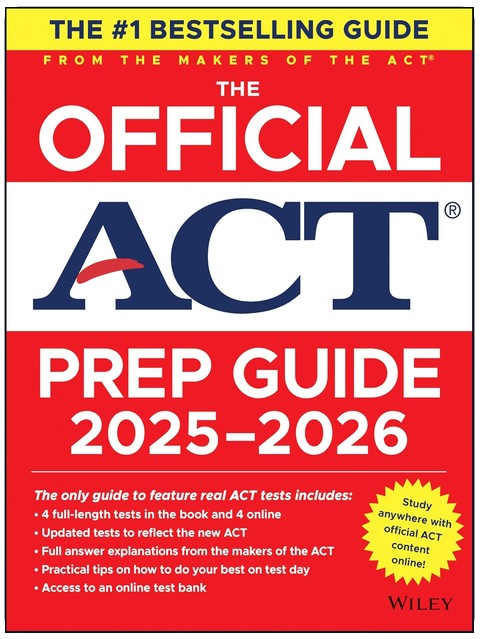 The Official ACT Prep Guide 2025 - 2026 : Livre + cours en ligne