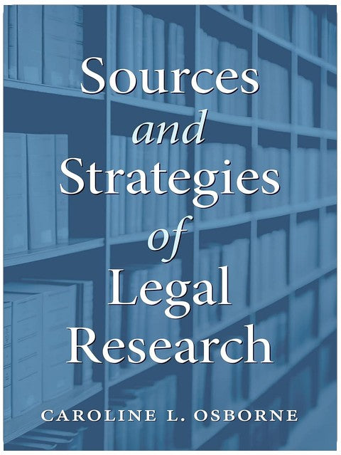 Sources et stratégies de recherche juridique