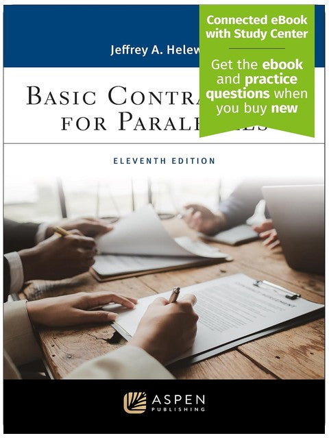 Droit contractuel de base pour les parajuristes [Livre électronique connecté avec centre d'étude] (Série Aspen Paralegal)