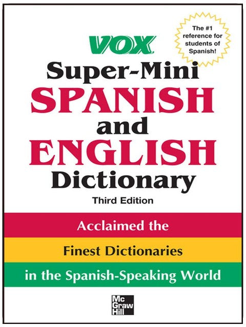Vox Super-Mini Spanish and English Dictionary, 3e édition (Vox Dictionaries)