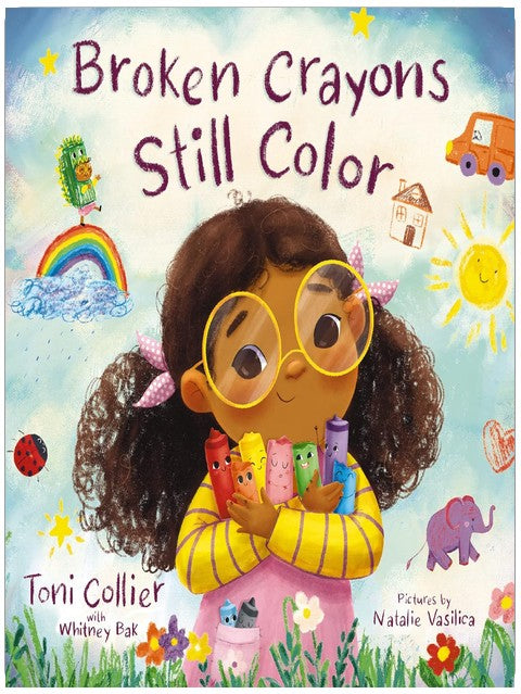 Les crayons cassés peuvent toujours colorier