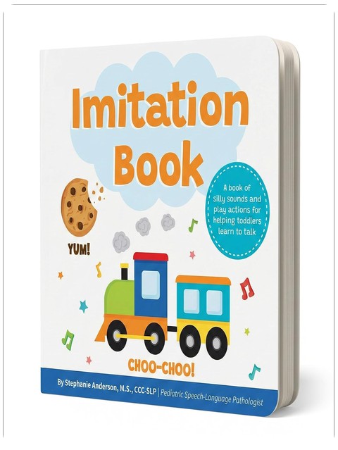 Nachahmungsbuch: Interaktives und unterhaltsames Lernbuch für Kleinkinder von 0-4 Jahren, geschrieben von einer Sprachtherapeutin