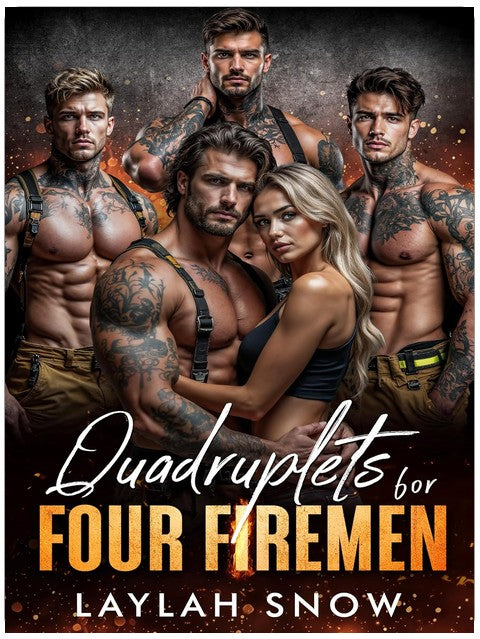 Quadruplés pour quatre pompiers : Une romance harem inversé militaire (Cœurs interdits)