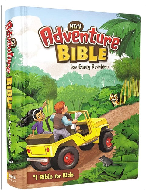 NIrV, Abenteuerbibel für Leseanfänger, gebundene Ausgabe, durchgehend farbig