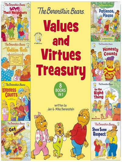 La famille Berenstain : Recueil de 8 histoires sur les valeurs et les vertus (Les Histoires de la famille Berenstain/Living Lights : Une histoire de foi)
