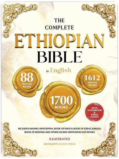 DIE KOMPLETTE ÄTHIOPISCHE BIBEL AUF ENGLISCH Illustriert: Enthält fehlende Apokryphen, das Buch Henoch, das Buch Esra, Jubiläen, das Buch der Weisheit und andere heilige orthodoxe verlorene Bücher