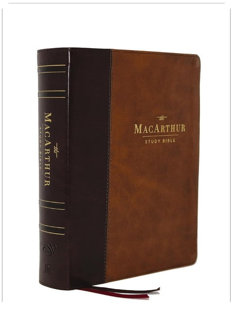 ESV, MacArthur Studienbibel, braunes Ledersoft: Gottes Wahrheit Vers für Vers entschlüsseln (Heilige Bibel, English Standard Version)