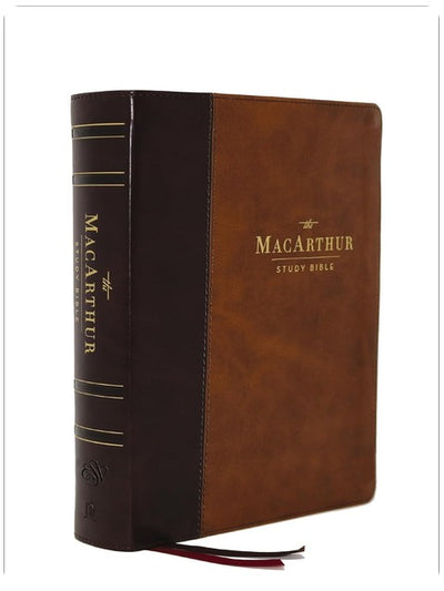 ESV, MacArthur Studienbibel, braunes Ledersoft: Gottes Wahrheit Vers für Vers entschlüsseln (Heilige Bibel, English Standard Version)