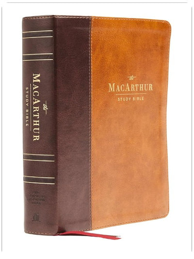 NASB, MacArthur Study Bible, Similicuir Marron, Texte de 1995, Comfort Print : Déchaîner la Vérité de Dieu un Verset à la Fois (Sainte Bible, New American Standard Bible)