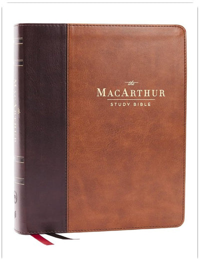 LSB, MacArthur Study Bible, Similicuir Marron, Confort Print : Dévoiler la vérité de Dieu verset après verset (Sainte Bible, Legacy Standard Bible)