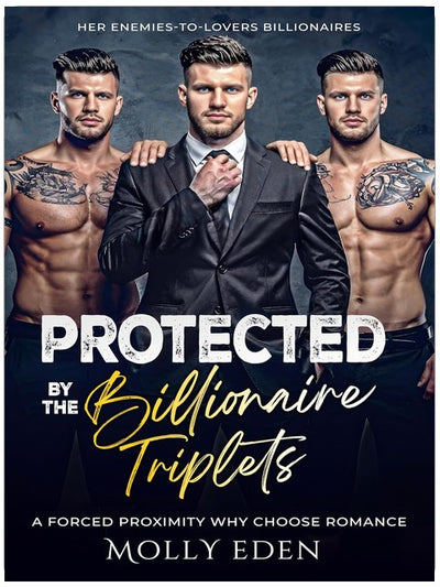 Protected by the Billionaire Triplets: A Forced Proximity Why Choose Romance (Her Enemies-to-Lovers Billionaires)