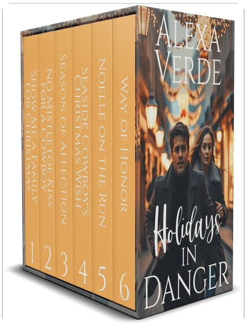 Noël en danger : Six romances de Noël pleines de suspense dans une petite ville, plus une nouvelle bonus