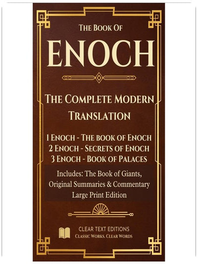 Enoch: Die vollständige moderne Übersetzung: 1 Henoch, 2 Henoch, 3 Henoch, Buch der Giganten: Großdruck, biblisch/historischer Kommentar und Zusammenfassungen