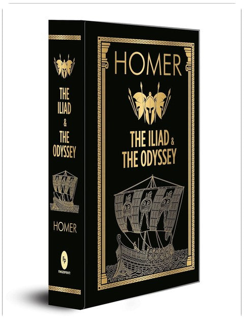 HOMÈRE : L'Iliade et l'Odyssée (Édition reliée de luxe)