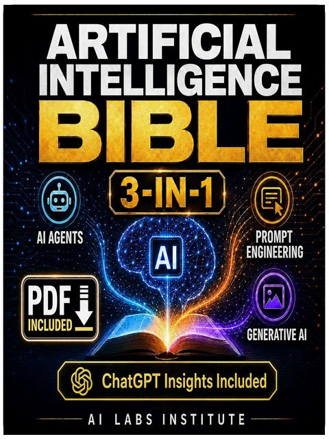 Künstliche Intelligenz Bibel (3-in-1): KI-Agenten, Prompt Engineering & Generative KI. Automatisieren & Skalieren — Der Anfängerleitfaden, um Kosten zu senken, Zeit zu sparen und Wachstum zu beschleunigen: Inklusive ChatGPT-Einblicke