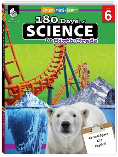 180 Days™: Science for Sixth Grade: S'exercer, Évaluer, Diagnostiquer