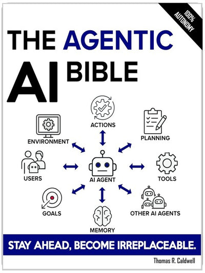 The Agentic AI Bible: The Complete and Up-to-Date Guide to Design, Develop, and Scale Goal-Driven, LLM-Powered Agents that Think, Execute and Evolve
