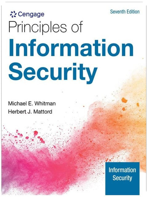 Principes de la sécurité de l'information (Liste de cours MindTap)