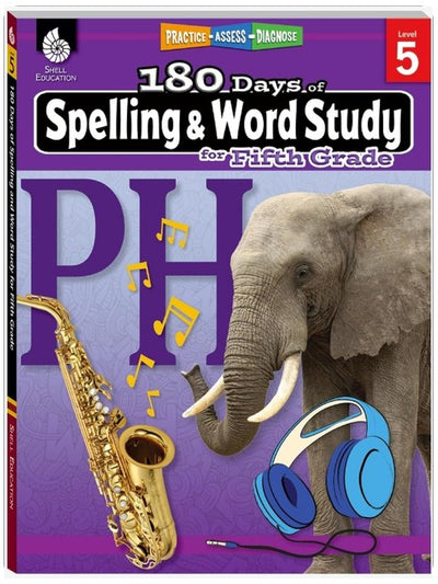 180 Days™: Spelling and Word Study for Fifth Grade: Practice, Assess, Diagnose