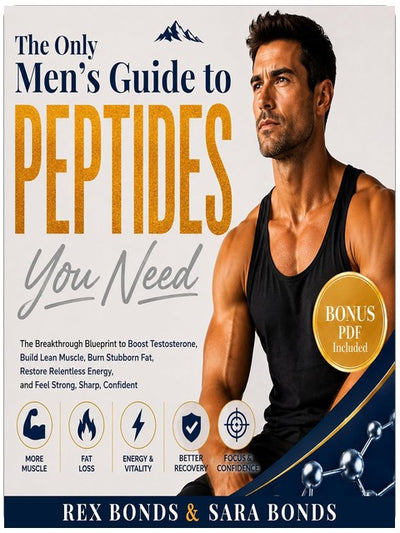 Le seul guide des peptides pour hommes dont vous avez besoin : le plan révolutionnaire pour stimuler la testostérone, développer les muscles maigres, brûler les graisses tenaces, retrouver une énergie implacable et se sentir fort, vif et confiant