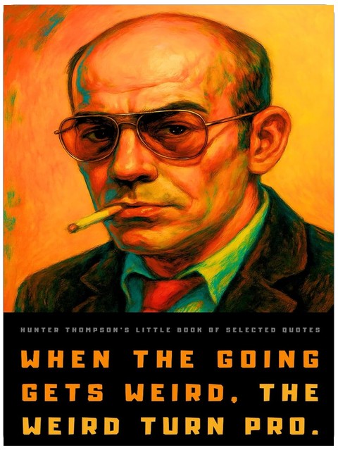 Le petit livre de citations choisies de Hunter S. Thompson : sur la vie, l'Amérique et l'aventure