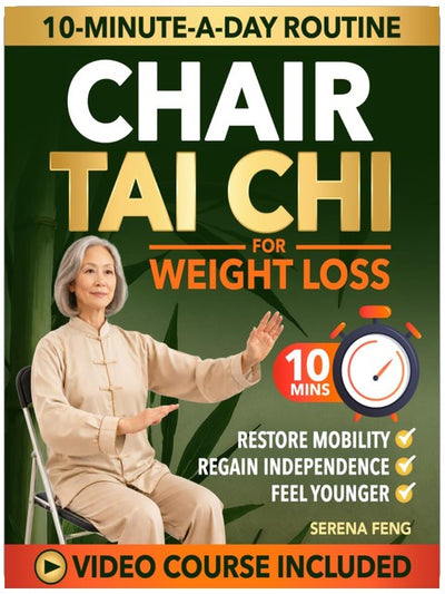 Tai Chi sur chaise pour perdre du poids : Imaginez-vous retrouver une mobilité confiante grâce à cette routine douce de 10 minutes par jour, sans jamais quitter votre chaise | Avec des illustrations claires et des tutoriels vidéo