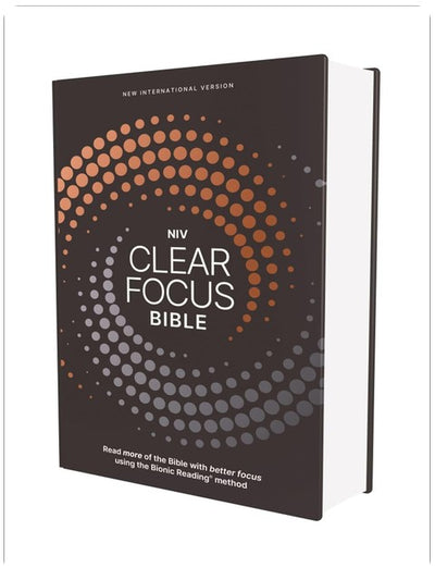 NIV, Clear Focus Bible, Hardcover, Holzkohle/Kupfer: Lies mehr in der Bibel mit besserer Konzentration dank der Bionic Reading Methode