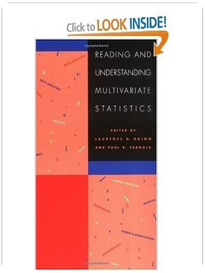 Multivariate Statistik lesen und verstehen