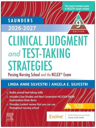 Saunders 2026-2027 Clinical Judgment and Test-Taking Strategies: Passing Nursing School and the NCLEX® Exam