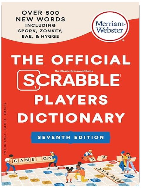 The Official SCRABBLE Players Dictionary, 7th Ed., Great Gift for SCRABBLE Lovers